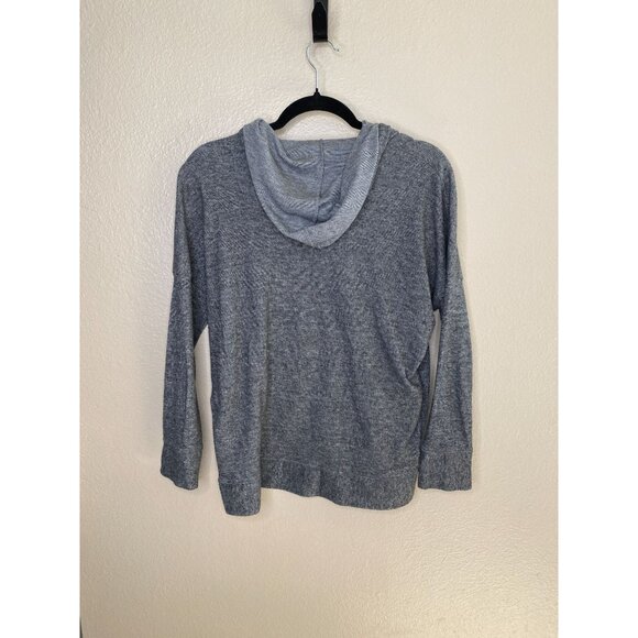 American Eagle Outfitters Womens Gray Lightweight Hoodie Pullover M Casual Style - Picture 3 of 7